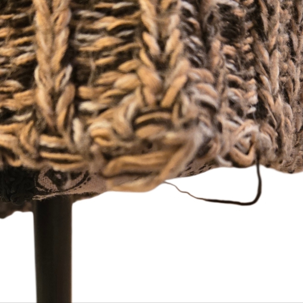 Necessary Objects Textured Brown Turtleneck Sweat… - image 8